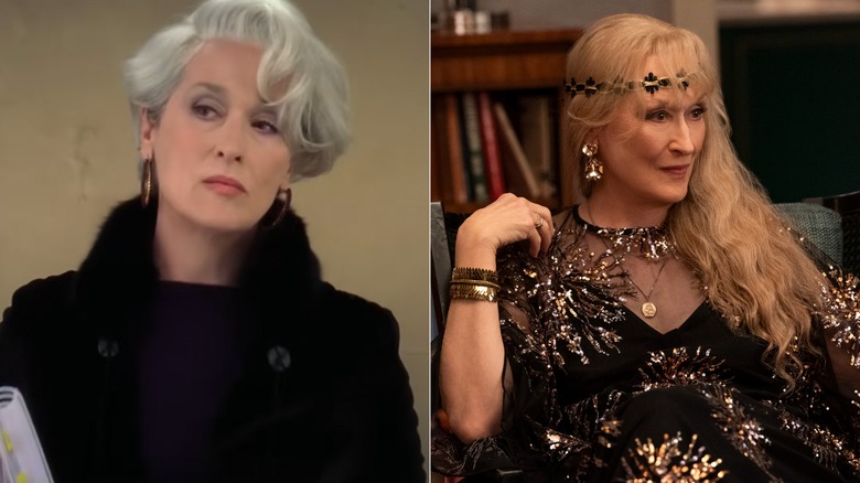 Meryl Streep in Devil Wears Prada & Meryl Streep in Only Murders in the Building