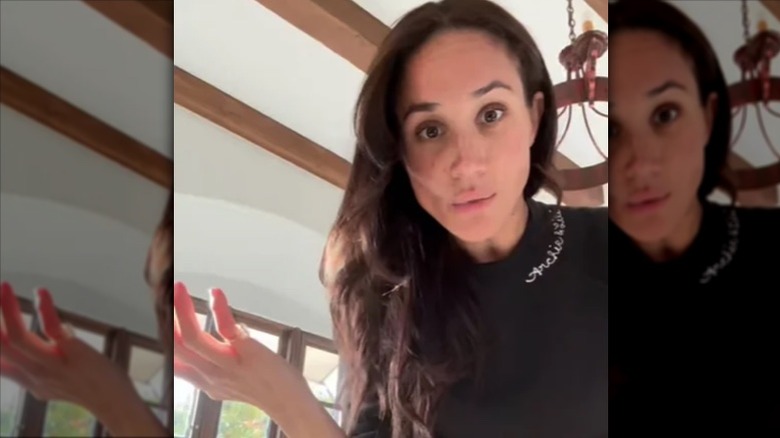 Meghan Markle wearing shirt with children's names