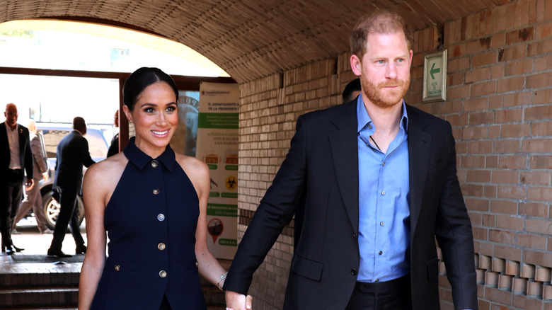 Meghan Markle and Prince Harry in Bogota, Columbia in 2024