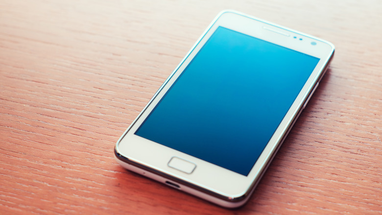 a smart phone on a table