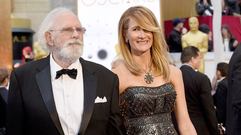 Bruce Dern (L) and Laura Dern attend the 87th Annual Academy Awards at Hollywood & Highland Center on February 22, 2015 in Hollywood, California.