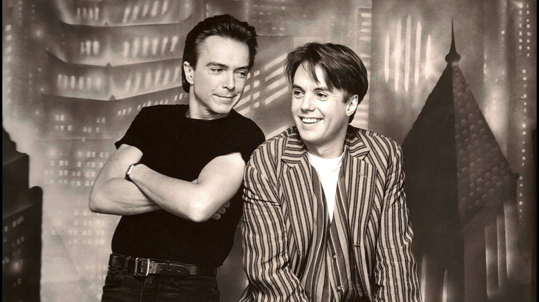 David Cassidy (left) and step-brother Shaun Cassidy (right) in "Blood Brothers."