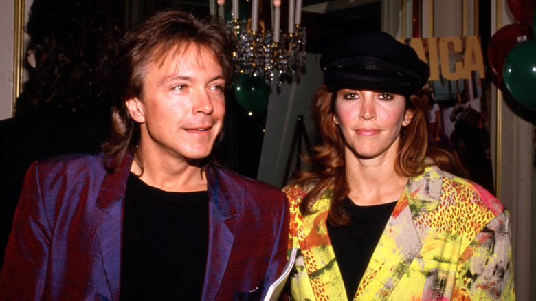 David Cassidy with Sue Shifrin at the 1989 AIDS benefit