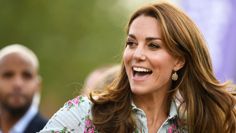 Kate Middleton laughing