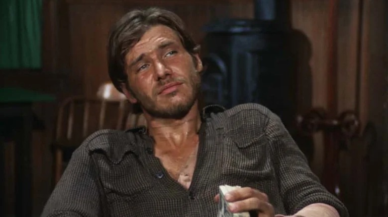 Harrison Ford acting in Gunsmoke.