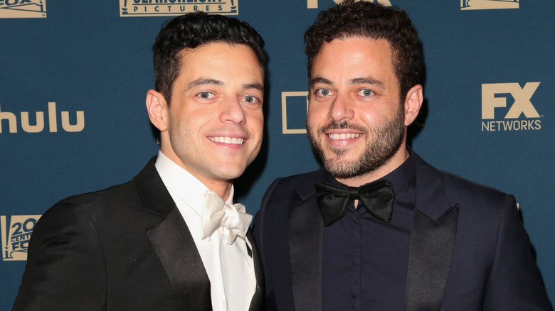 Actor Rami Malek (L) and Sami Malek (R) attend the FOX, FX and Hulu 2019 Golden Globe Awards after party at The Beverly Hilton Hotel on January 06, 2019 in Beverly Hills, California.