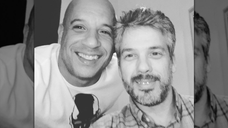 Vin Diesel and his brother Paul Vincent pose together for a photo Vin shared to Instagram in July 2016.