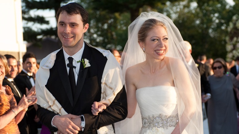 Marc Mezvinsky and Chelsea Clinton on their wedding day in 2010