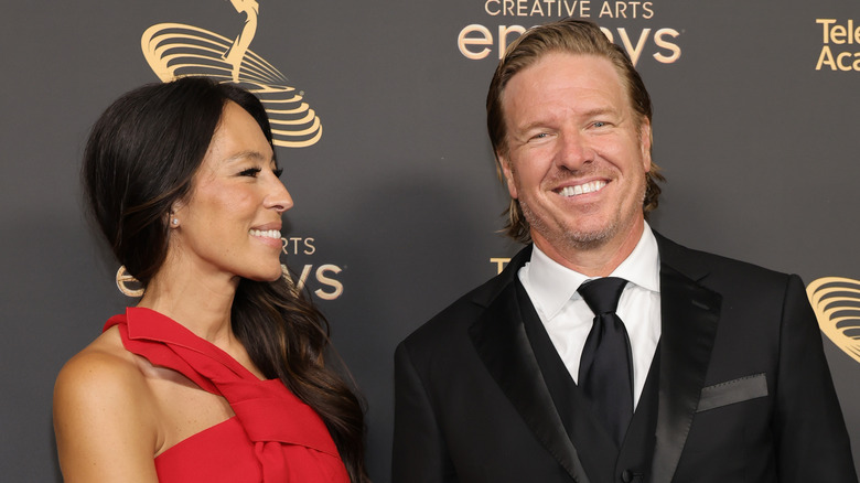 Joanna and Chip Gaines attending the 2022 Creative Arts Emmy Awards