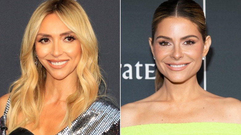 Side by side image of Giuliana Rancic and Maria Menounos smiling