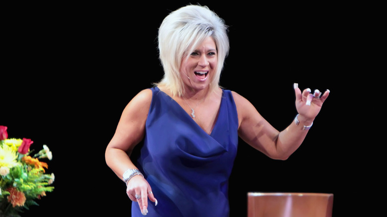 Theresa Caputo doing a live reading in 2012