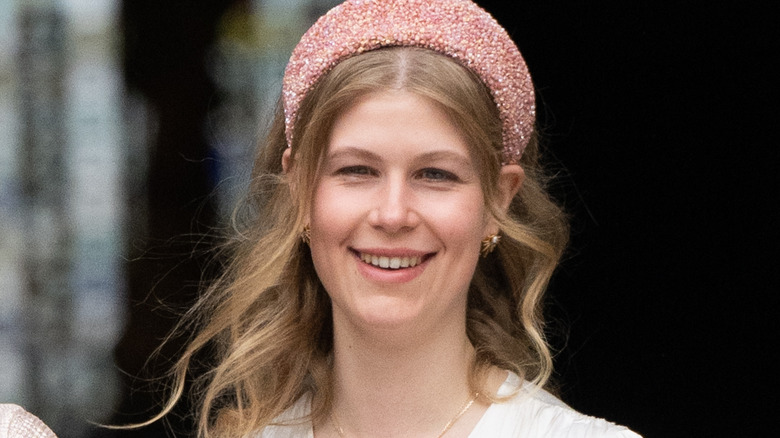 Lady Louise Windsor smiling