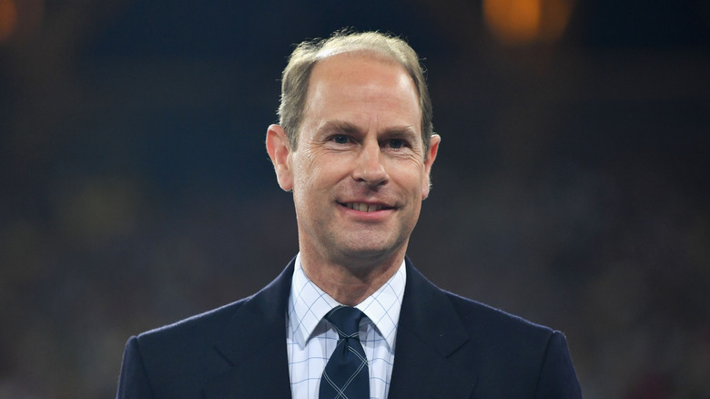 Prince Edward smiling