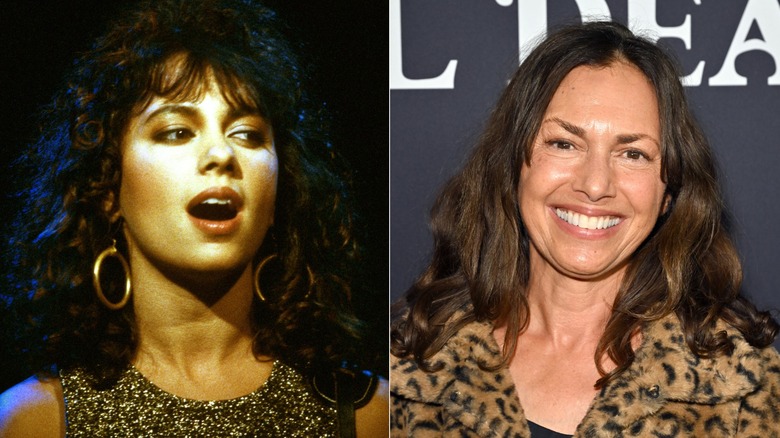 Susanna Hoffs in 1985 and in 2025.