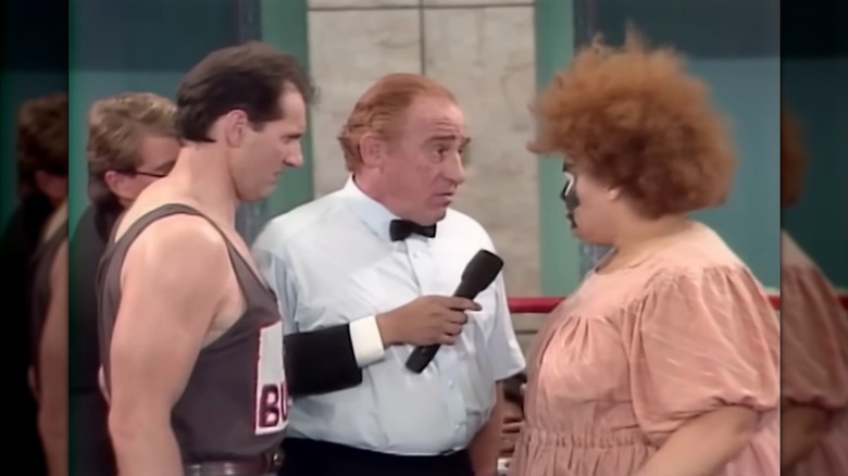 Actor Ed O'Neill in a scene from the sitcom "Married... with Children"