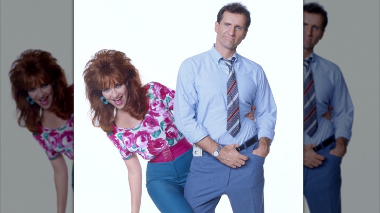 Katey Sagal and Ed O'Neill in a promo shot for "Married... with Children"