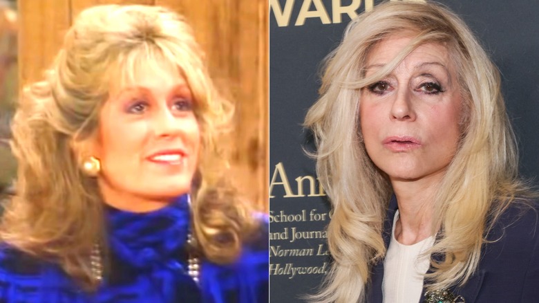 Split image of Judith Light acting on Who's the Boss? and Judith Light in more recent years