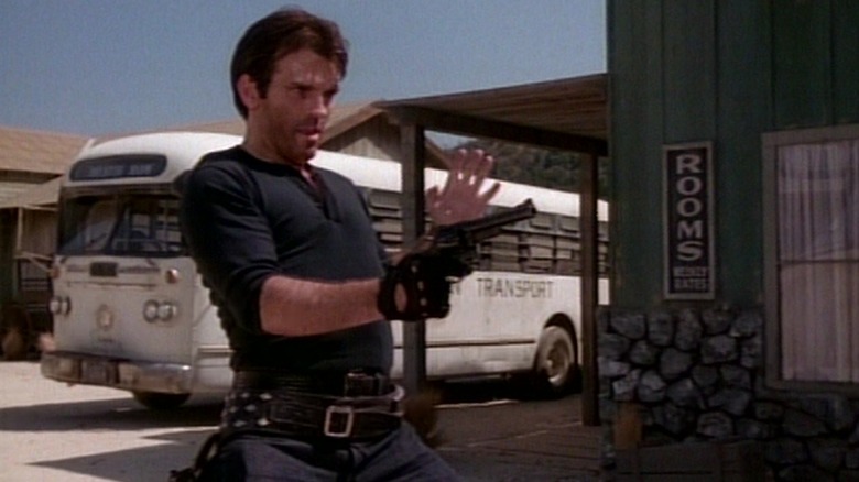 David Rasche as Inspector Sledge Hammer in "Sledge Hammer!"
