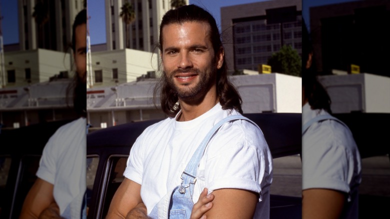 Promo photo of Lorenzo Lamas for "Final Round" taken in 1992