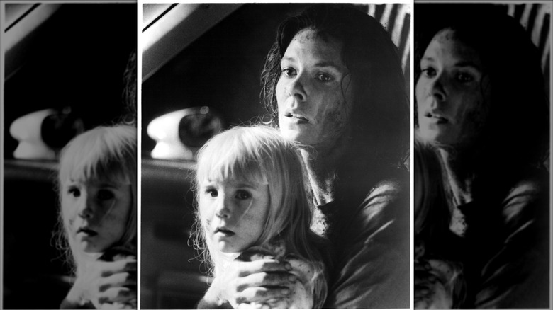 Heather O'Rourke and JoBeth Williams in the 1982 movie, Poltergeist.