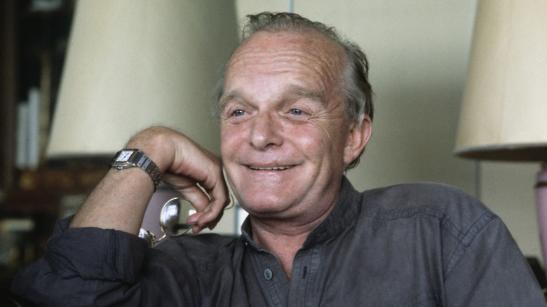Truman Capote smiling