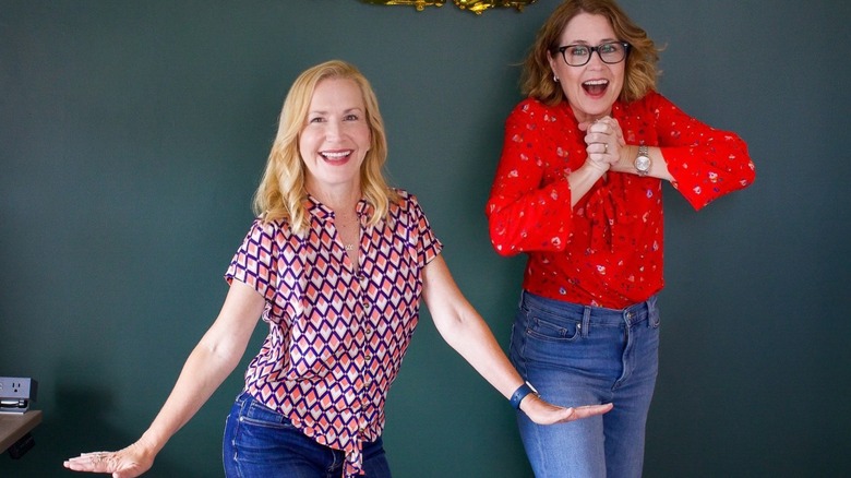 Angela Kinsey and Jenna Fischer