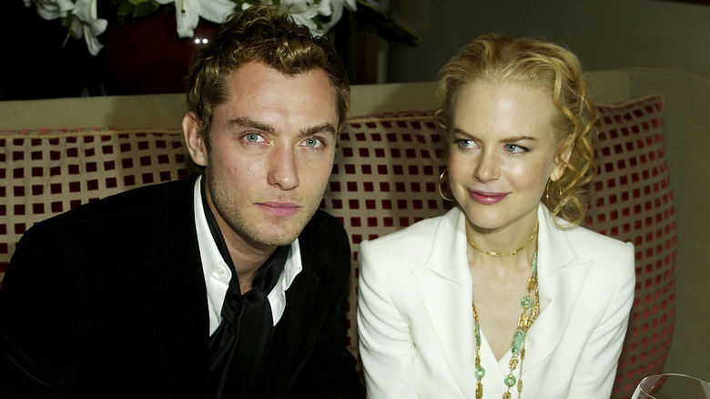 Nicole Kidman and Jude Law sitting together
