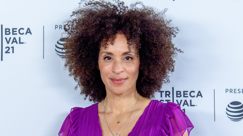 Karyn Parsons smiling at the Tribeca Film Festival