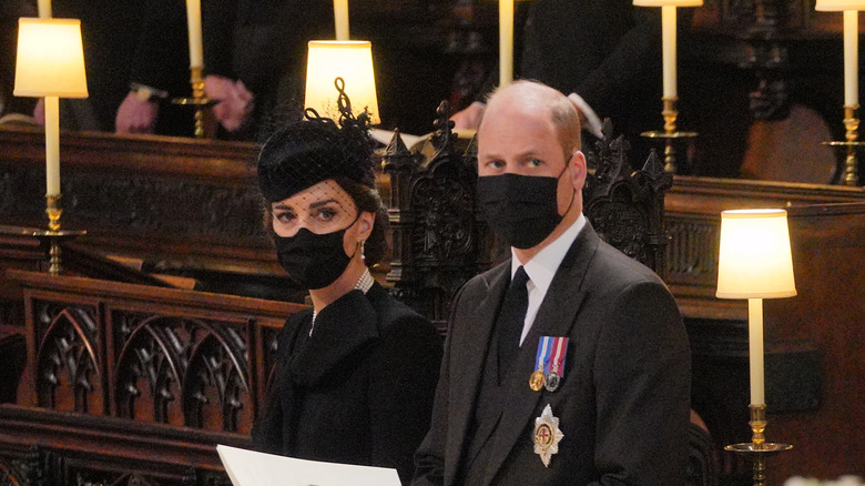 Prince William and Kate Middleton funeral Prince Philip