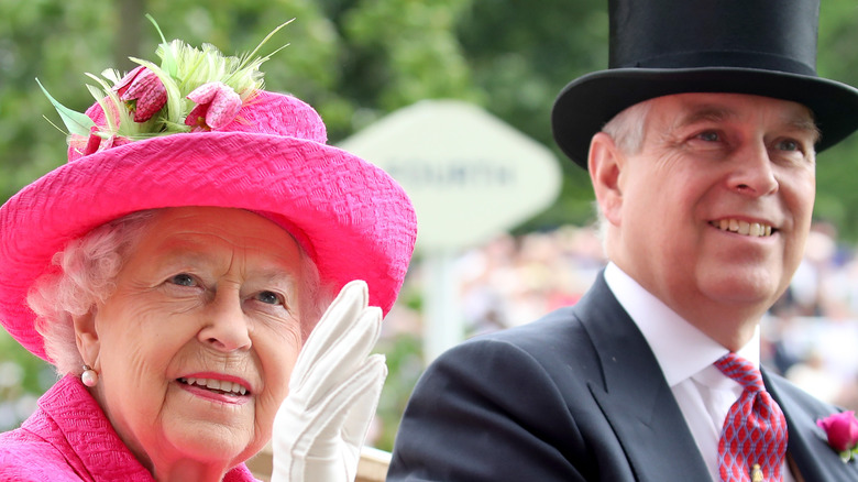 The Queen and Prince Andrew