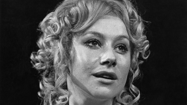 Young Helen Mirren on stage