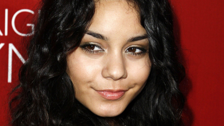 Vanessa Hudgens smiling on the red carpet