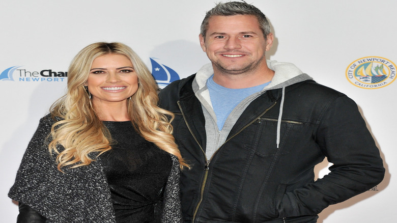 ​​Christina Haack and Ant Anstead smile on the red carpet