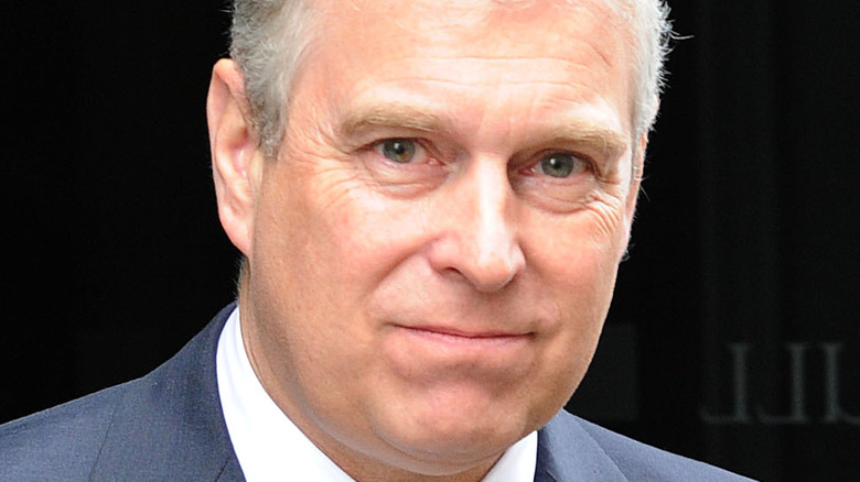 Prince Andrew attending an event