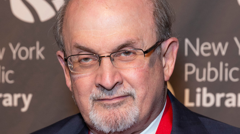 Salman Rushdie at event 