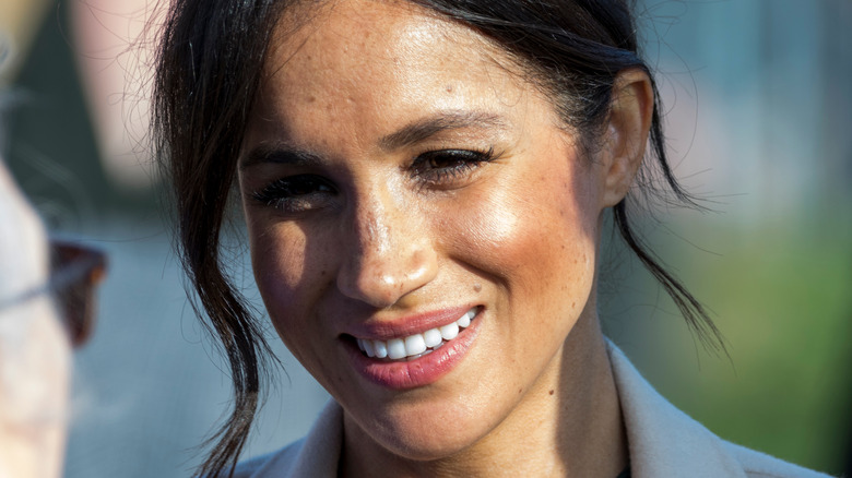 Meghan Markle big smile 