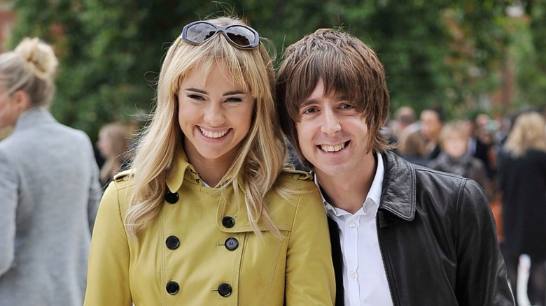 Suki Waterhouse Miles Kane smiling