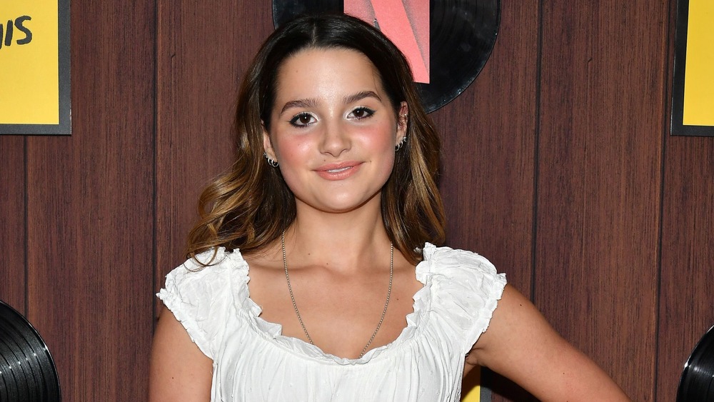 Annie LeBlanc attends Netflix photocall