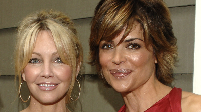 Heather Locklear and Lisa Rinna smiling