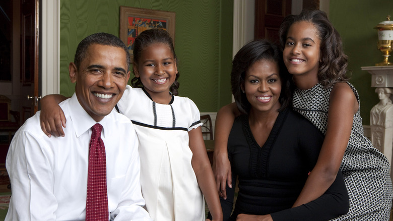Obama family in White House