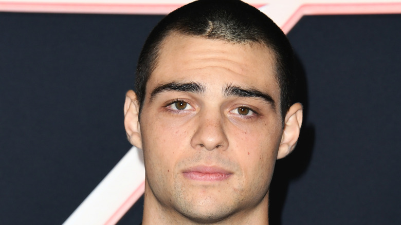 Noah Centineo looking serious