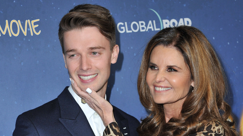 Patrick Schwarzenegger and Maria Shriver