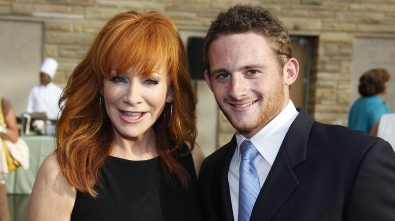 Reba and her son Shelby Blackstock