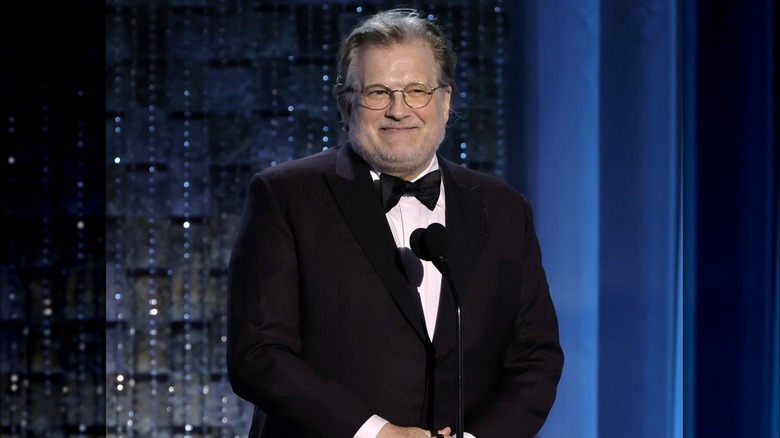 Drew Carey on stage at event