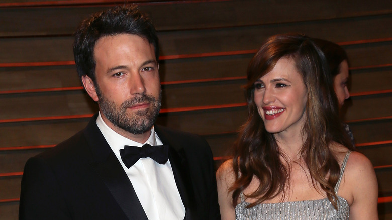 Ben Affleck and Jennifer Garner at a red carpet