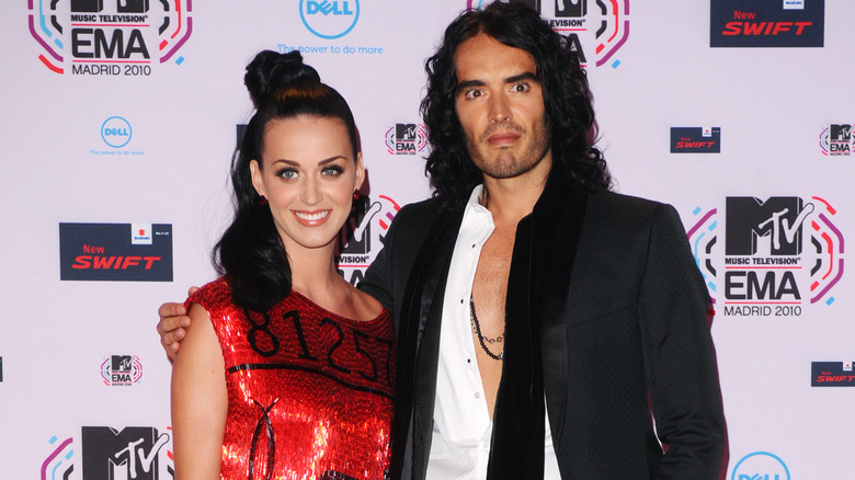 Katy Perry and Russell Brand 