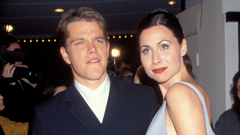 Minnie Driver and Matt Damon in the '90s