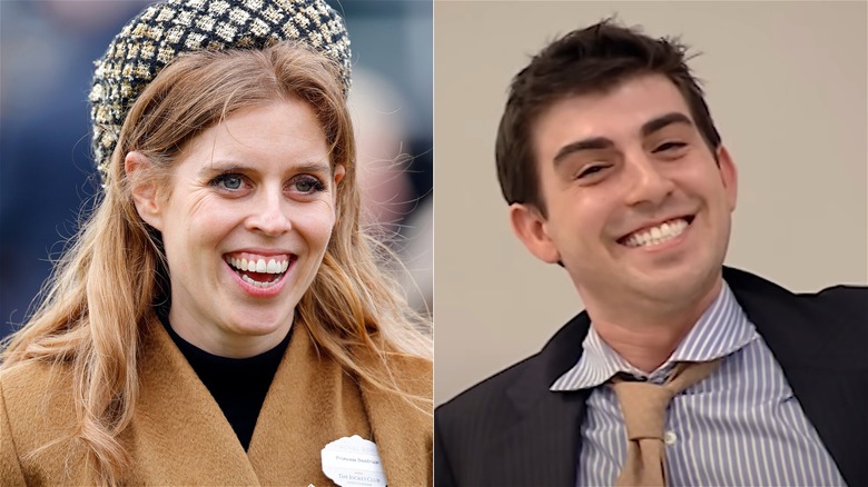 Paolo Liuzzo smiling & Princess Beatrice smiling