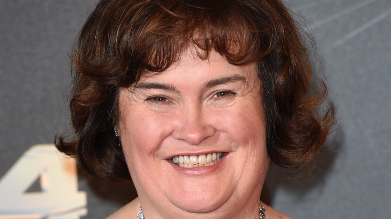 Susan Boyle smiling