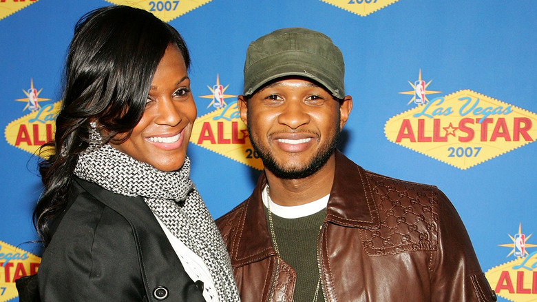 Usher and Tameka Foster together